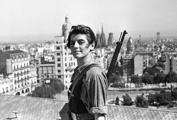 IMAGO History, Archiv, Spanischer Bürgerkrieg, Frauen im Kampf 1936-1939