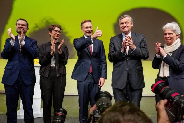 Bundestagswahl2025, Wahlkampfmomente, FDP-Dreikönigstreffen 6. Januar 2025 in Stuttgart