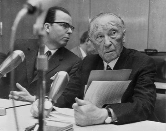 IMAGO History, 150. Geburtstag Konrad Adenauer, Kabinett Adenauer V 1962-1963