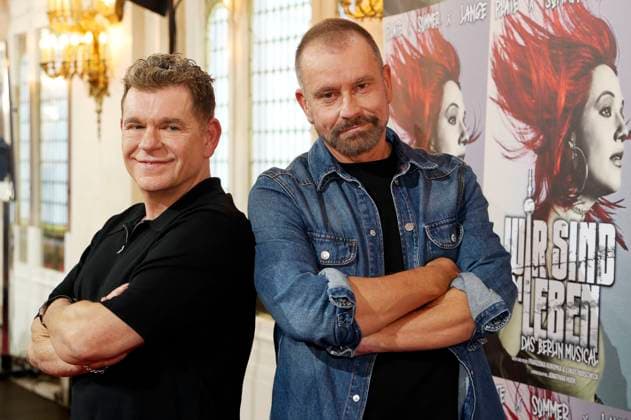 Pressekonferenz zum Musical Wir sind am Leben im Stage Theater des Westens in Berlin