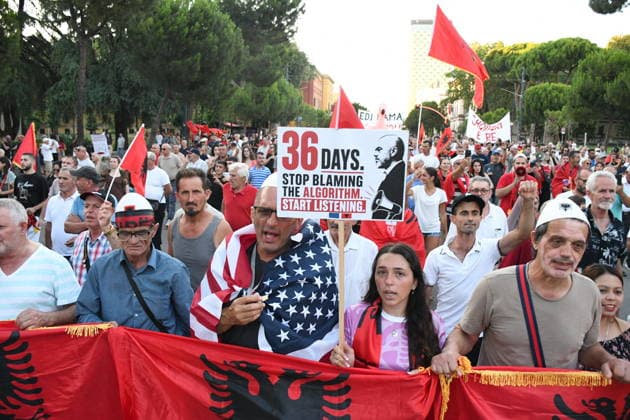 Albanien, Proteste gegen Bauprojekt von Trumps Schwiegersohn Jared Kushner in Tirana
