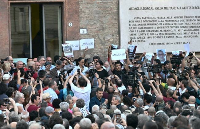 Italien, Proteste gegen Polizeigewalt nach Tod von Abderrahim Fakir in Bologna