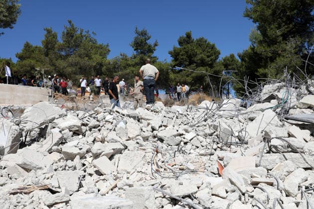 Nahostkonflikt, Westjordanland, Abriss palästinensischer Häuser bei Hebron