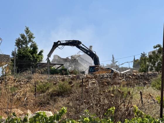 Westjordanland, Israelische Armee zerstört palästinensische Häuser in Nahhalin