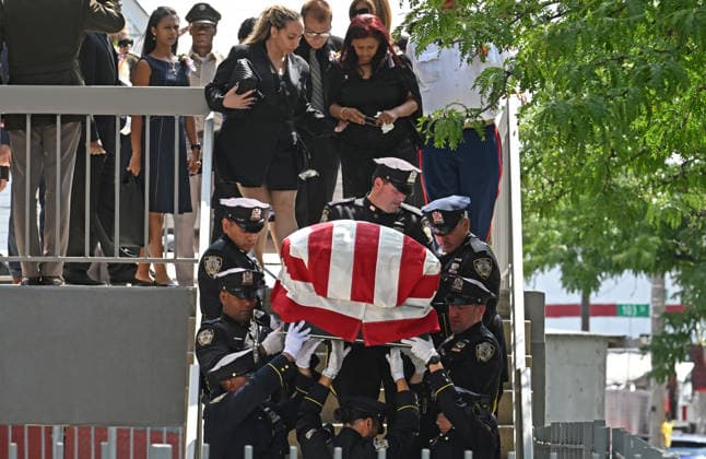 Krieg in Nahost, USA, Trauerfeier für US-Soldatin Angel S. Rampersad in New York
