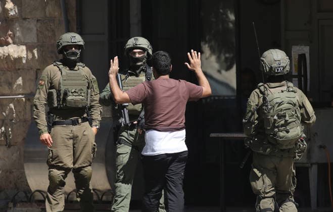 Nahostkonflikt, Westjordanland, Razzia des israelischen Militärs in Nablus
