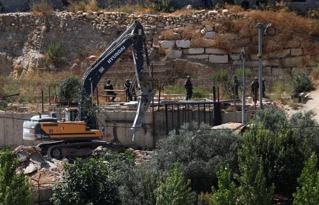 Nahostkonflikt, Westjordanland, Abriss palästinensischer Bauten in Bethlehem