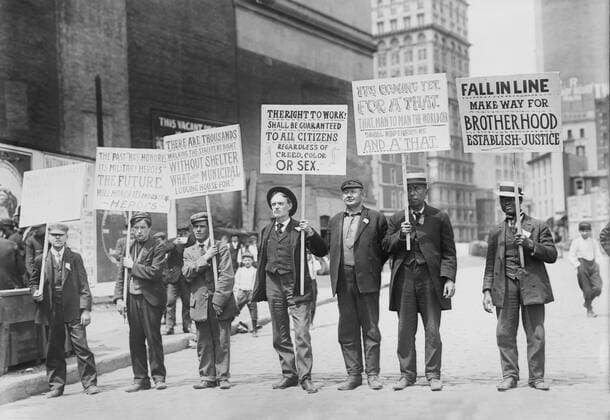 IMAGO Bain News Service Archiv, USA, New York, Paraden und Beerdigungen 1905-1922