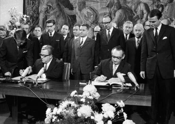 IMAGO History, 75 Jahre Grundgesetz, Eckpunkte Deutscher Geschichte, Transitabkommen 1972
