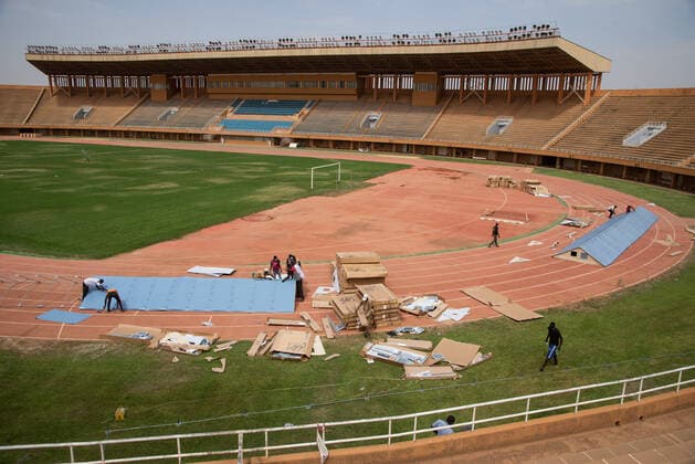 Coronavirus in Afrika, Errichtung einer Isolationsstätte im General-Seyni-Kountche-Stadion in Niamey