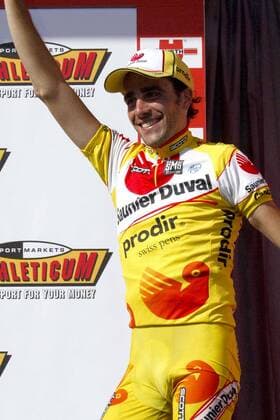 Koldo Gil Perez (Spanien Saunier Duval Prodir) - Etappensieger der 6. Etappe der Tour de Suisse 2006 - Radsport Herren Tour de Suisse 2006, ProTour, Straßenradsport, Straße, Rad, Einzelbild 6. Etappe: Fiesch - La Punt Freude, Radsport Herren Tour de Suisse 2006, ProTour, Straßenradsport, Straße, Rad, Einzelbild 6. Etappe: Fiesch - La Punt Freude,