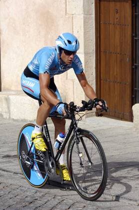 Alessandro Petacchi (Italien Milram) - Radsport Herren Vuelta a Espana 2006, Spanienrundfahrt, ProTour, Starßenradsport, Straße, Rad, Zeitfahren Einzelbild 14. Etappe: Cuenca Radsport Herren Vuelta a Espana 2006, Spanienrundfahrt, ProTour, Starßenradsport, Straße, Rad, Zeitfahren Einzelbild 14. Etappe: Cuenca