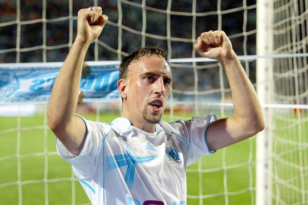 Franck Ribery (Marseille) - Torjubel - (pan16257) Fußball Herren Ligue 1 2006 2007, 1. Französische Liga, Olympique de Marseille, OM Vdig Einzelbild Marseille Freude, Begeisterung, Fußball Herren Ligue 1 2006 2007, 1. Französische Liga, Olympique de Marseille, OM Vdig Einzelbild Marseille Freude, Begeisterung,