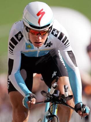 Alexandre Vinokourov (Kasachstan) Radsport WM Herren Weltmeisterschaft 2006, Straßenradsport, Straße, Rad, Einzelzeitfahren, Zeitfahren Einzelbild Salzburg Radsport WM Herren Weltmeisterschaft 2006, Straßenradsport, Straße, Rad, Einzelzeitfahren, Zeitfahren Einzelbild Salzburg