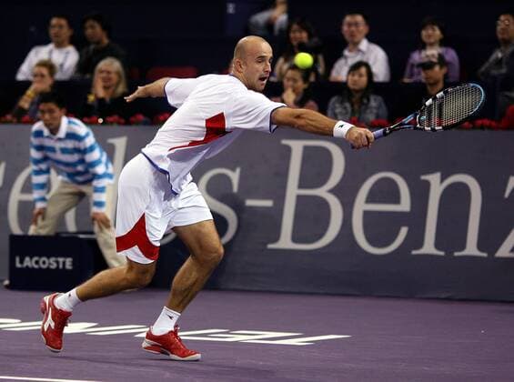 Ivan Ljubicic (Kroatien) Tennis WM Herren Masters Cup 2006, Masterscup, ATP WM, Tour, Series, Einzelbild Shanghai Dynamik, Tennis WM Herren Masters Cup 2006, Masterscup, ATP WM, Tour, Series, Einzelbild Shanghai Dynamik,
