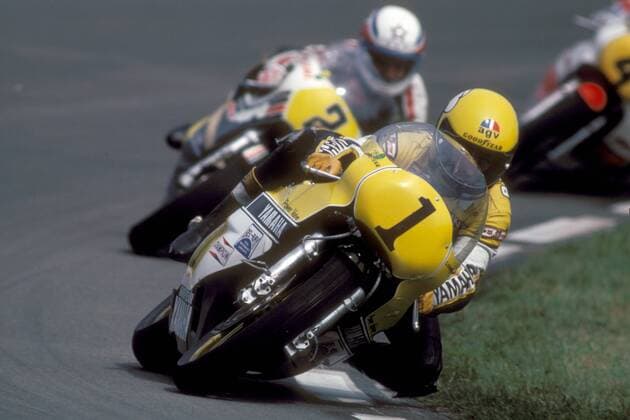 Kenny Roberts (USA) Motorsport WM Herren Weltmeisterschaft 1980, Motorrad, Motorradrennen, Motorradrennsport, Motorradsport, Maschine Einzelbild Aufnahmedatum geschätzt Motorsport WM Herren Weltmeisterschaft 1980, Motorrad, Motorradrennen, Motorradrennsport, Motorradsport, Maschine Einzelbild Aufnahmedatum geschätzt