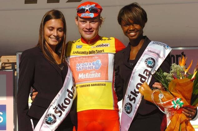 Alexander Arekeev (Rußland Acqua e Sapone) gewinnt die 2. Etappe der Tirreno Adriatico 2007 - Radsport Herren 42. Tirreno Adriatico 2007, Straßenradsport, Straße, Rad, ProTour Gruppe 2. Etappe: Civitavecchia - Marsciano Freude, Radsport Herren 42. Tirreno Adriatico 2007, Straßenradsport, Straße, Rad, ProTour Gruppe 2. Etappe: Civitavecchia - Marsciano Freude,