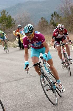 Andreas Klöden (Astana) vor Jens Voigt (CSC beide Deutschland) - Radsport Herren 42. Tirreno Adriatico 2007, ProTour, Straßenradsport, Straße, Rad Gruppe Anstrengung, Radsport Herren 42. Tirreno Adriatico 2007, ProTour, Straßenradsport, Straße, Rad Gruppe Anstrengung,