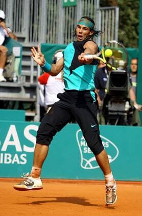 Rafael Nadal (Spanien) - (pan19971) Tennis Herren Monte Carlo Open 2007, Masters Series, ATP Tour, Finale, Endspiel Einzelbild Monte Carlo Dynamik, Tennis Herren Monte Carlo Open 2007, Masters Series, ATP Tour, Finale, Endspiel Einzelbild Monte Carlo Dynamik,