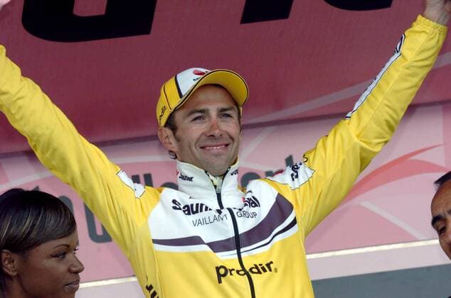 Gilberto Simoni (Italien Saunier Duval Prodir) gewinnt die 17. Etappe des Giro dItalia 2007 - Radsport Herren Giro d Italia 2007, dItalia, ProTour, Straßenradsport, Straße, Rad, Porträt 17.Etappe: Lienz - Monte Zoncolan Freude, Radsport Herren Giro d Italia 2007, dItalia, ProTour, Straßenradsport, Straße, Rad, Porträt 17.Etappe: Lienz - Monte Zoncolan Freude,