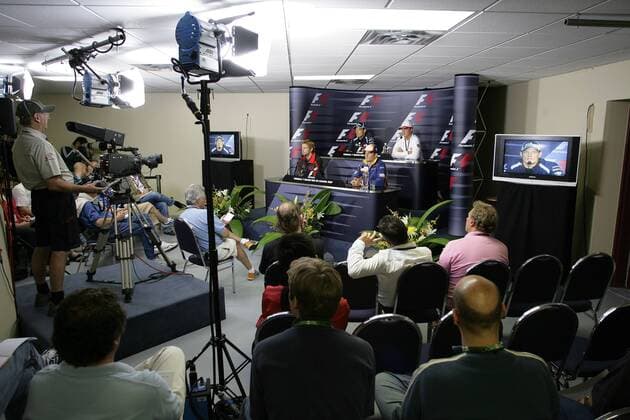 Pressekonferenz anläßlich des GP von Kanada 2007 in Montreal - Motorsport Grand Prix Herren Großer Preis von Kanada 2007, Formel 1 Weltmeisterschaft, F1, F, GP, WM Totale Montreal Motorsport Grand Prix Herren Großer Preis von Kanada 2007, Formel 1 Weltmeisterschaft, F1, F, GP, WM Totale Montreal
