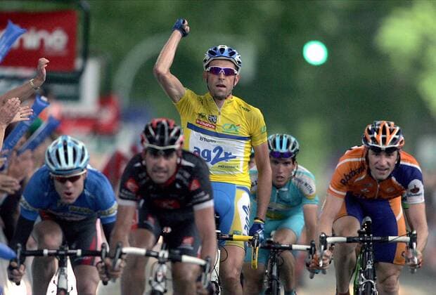 Christophe Moreau (Frankreich AG2R Prevoyance) ist Gesamtsieger des Dauphine Libere 2007 Radsport Herren Dauphine Libere 2007, ProTour, Straßenradsport, Straße, Rad Gruppe 7. Etappe: Valloire - Annecy Freude, Radsport Herren Dauphine Libere 2007, ProTour, Straßenradsport, Straße, Rad Gruppe 7. Etappe: Valloire - Annecy Freude,