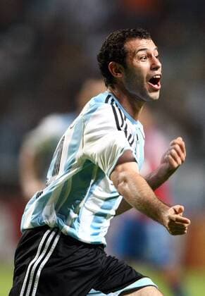 Javier Mascherano (Argentinien) - Torjubel Fußball Länderspiel Herren Copa America 2007, Amerika, Südamerika, Südamerikameisterschaft, Meisterschaft, Gruppe C Einzelbild Barquisimeto Freude, Begeisterung, Fußball Länderspiel Herren Copa America 2007, Amerika, Südamerika, Südamerikameisterschaft, Meisterschaft, Gruppe C Einzelbild Barquisimeto Freude, Begeisterung,
