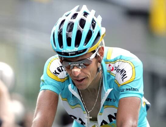 Andreas Klöden (Deutschland Astana) Radsport Herren Tour de France 2007, ProTour, Straßenradsport, Straße, Rad Einzelbild 9. Etappe: Val d Isere - Briancon, dIsere Radsport Herren Tour de France 2007, ProTour, Straßenradsport, Straße, Rad Einzelbild 9. Etappe: Val d Isere - Briancon, dIsere
