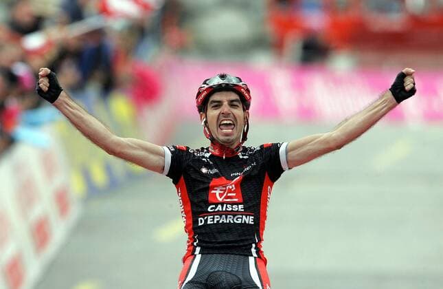 David Lopez Garcia (Spanien Caisse d Epargne) gewinnt die 5. Etappe der Deutschland Tour 2007 Radsport Herren Deutschland Tour 2007, Deutschlandtour, ProTour, Straßenradsport, Straße, Rad Einzelbild o0 Etappensieg, Etappensieger 5. Etappe: Sonthofen - Sölden Begeisterung, Freude, Radsport Herren Deutschland Tour 2007, Deutschlandtour, ProTour, Straßenradsport, Straße, Rad Einzelbild o0 Etappensieg, Etappensieger 5. Etappe: Sonthofen - Sölden Begeisterung, Freude,