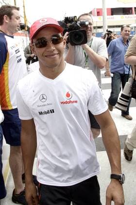 Lewis Hamilton (England McLaren Mercedes) Motorsport Grand Prix Herren Großer Preis von Brasilien 2007, Formel 1 Weltmeisterschaft, F1, F, GP, WM Einzelbild Interlagos Sao Paulo Motorsport Grand Prix Herren Großer Preis von Brasilien 2007, Formel 1 Weltmeisterschaft, F1, F, GP, WM Einzelbild Interlagos Sao Paulo