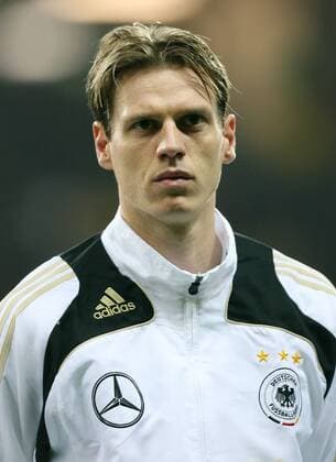 Tim Borowski (Deutschland) - Nationalhymne Fußball Länderspiel Herren EM Qualifikation 2007, Nationalteam, Porträt Frankfurt M. Fußball Länderspiel Herren EM Qualifikation 2007, Nationalteam, Porträt Frankfurt M.