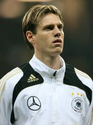 Tim Borowski (Deutschland) - Nationalhymne Fußball Länderspiel Herren EM Qualifikation 2007, Nationalteam, Porträt Frankfurt M. Fußball Länderspiel Herren EM Qualifikation 2007, Nationalteam, Porträt Frankfurt M.