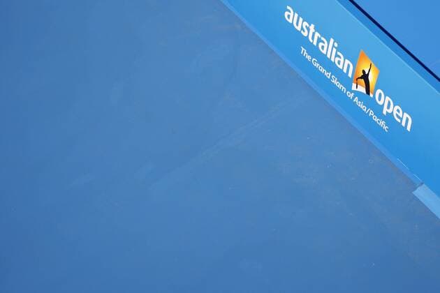 Die Australian Open finden 2008 auf blauem Belag statt - Tennis Herren Australian Open 2008, ATP Tour, Grand Slam, Hartplatz, Hardcourt, Hartplatztennis, Hartplatzturnier Einzelbild Melbourne Hartplatz, Hardcourt, Hartplatztennis, Hartplatzturnier Tennis Herren Australian Open 2008, ATP Tour, Grand Slam, Hartplatz, Hardcourt, Hartplatztennis, Hartplatzturnier Einzelbild Melbourne Hartplatz, Hardcourt, Hartplatztennis, Hartplatzturnier