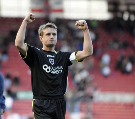 Stephen McPhail (Cardiff) jubelt über den Halbfinaleinzug im FA Cup 2008 - EDITORIAL USE ONLY. No use with unauthorised audio, video, data, fixture lists, club league logos or live services. Online in-match use limited to 120 images, no video emulation. No use in betting, games or single club league player publications. Fußball Herren FA Cup 2007 2008, Pokal, Pokalspiel, Cardiff City, Wales Einzelbild o0 englischer England Middlesbrough Freude, Fußball Herren FA Cup 2007 2008, Pokal, Pokalspiel, Cardiff City, Wales Einzelbild o0 englischer England Middlesbrough Freude,