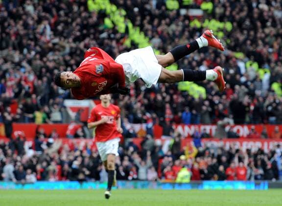 Nani (Manchester United) - Torjubel - EDITORIAL USE ONLY. No use with unauthorised audio, video, data, fixture lists, club league logos or live services. Online in-match use limited to 120 images, no video emulation. No use in betting, games or single club league player publications. Fußball Herren English Premier League 2007 2008, 1. Englische Liga, Manchester United, ManU Einzelbild premiumd, Aufmacher Manchester Dynamik, Freude, Begeisterung, Fußball Herren English Premier League 2007 2008, 1. Englische Liga, Manchester United, ManU Einzelbild premiumd, Aufmacher Manchester Dynamik, Freude, Begeisterung,