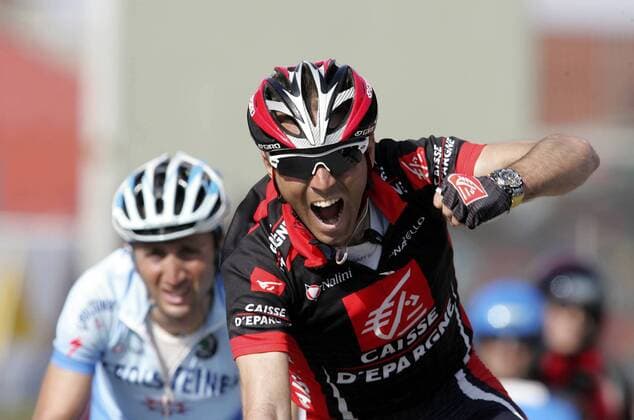Alejandro Valverde (Spanien Caisse d Epargne) gewinnt Lüttich Bastogne Lüttich 2008 Radsport Herren Lüttich Bastogne Lüttich 2008, Straßenradsport, Straße, Rad, Einzelbild Lüttich Freude, Begeisterung, Radsport Herren Lüttich Bastogne Lüttich 2008, Straßenradsport, Straße, Rad, Einzelbild Lüttich Freude, Begeisterung,