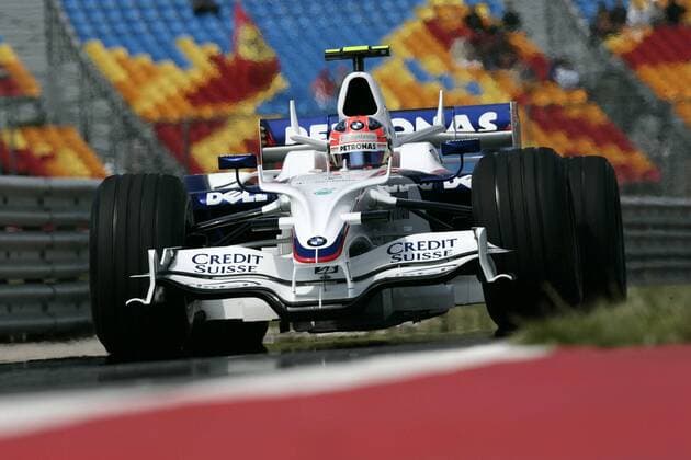 Robert Kubica (Polen BMW Sauber) in seinem Boliden Motorsport Grand Prix Herren Großer Preis der Türkei 2008, Formel 1 Weltmeisterschaft, F1, F, GP, WM Einzelbild Istanbul Motorsport Grand Prix Herren Großer Preis der Türkei 2008, Formel 1 Weltmeisterschaft, F1, F, GP, WM Einzelbild Istanbul
