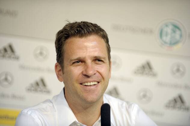 Teammanager Oliver Bierhoff (Deutschland) Fußball EM Herren Vorschau Euro 2008, Nationalteam, Trainingslager, Pressekonferenz, Pressetermin, Porträt Palma de Mallorca Fußball EM Herren Vorschau Euro 2008, Nationalteam, Trainingslager, Pressekonferenz, Pressetermin, Porträt Palma de Mallorca