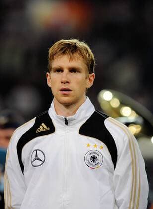Per Mertesacker (Deutschland) - Nationalhymne Fußball Länderspiel Herren WM Qualifikation 2008, Nationalmannschaft Porträt Dortmund