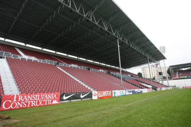 Dr. Constantin Radulescu Stadion - CFR Cluj o0 Leere