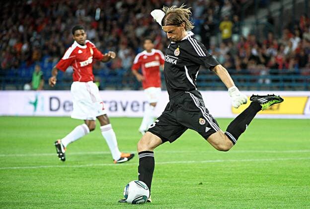 UEFA CHAMPIONS LEAGUE QUALIFICATIONS SECOND ROUND SECOND GAME WISLA KRAKOW - SKONTO RIGA - SERGEI PAREIKO - 20110719nb011