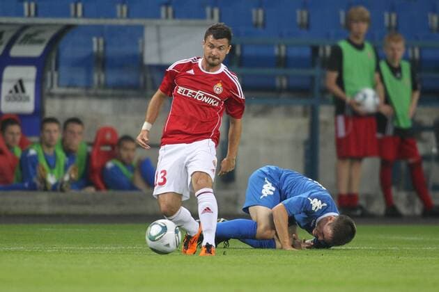 UEFA CHAMPIONS LEAGUE QUALIFICATIONS SECOND ROUND SECOND GAME WISLA KRAKOW - SKONTO RIGA - DRAGA PAJLIC (C) - 20110719CSLG0102