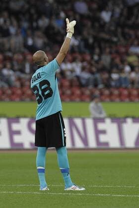 Sinan BOLAT (Torwart Goalie Standard Lüttich) Freisteller UEFA Champions League, Qualifikation, 03.08.2011, FC Zürich vs. Standard Lüttich, Zürich, Schweiz