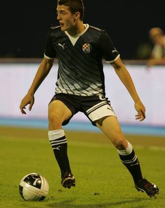 Zagreb, 03.08.2011., 3rd qualifying round, UEFA Champions League quali, NK Dinamo Zagreb (black) - HJK Helsinki (white) 1:0 - Mateo Kovacic (Dinamo-8)