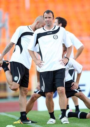 FUSSBALL - UEFA CL Play Off, Borisov vs Sturm, Vorberichte, Training MINSK,WEISSRUSSLAND,15.AUG.11 - FUSSBALL - UEFA Champions League, Play Off, FC BATE Borisow vs SK Sturm Graz, Vorberichte, Abschlusstraining. Bild zeigt Mario Haas (Sturm).