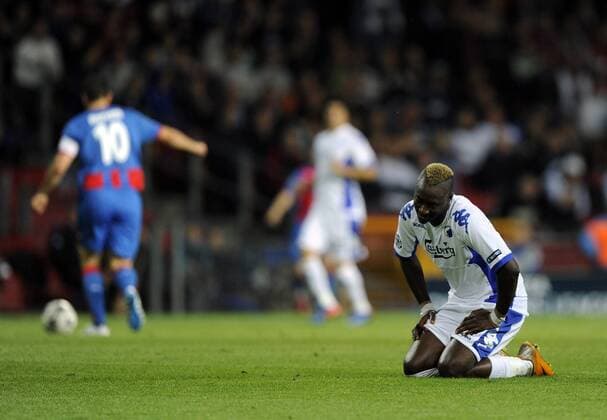 Champions League Play off FC Kopenhagen-Viktoria Pilsen Dame N Doye, FCK FC Kobenhavn.