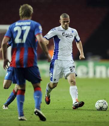 Champions League Play off FC Kopenhagen-Viktoria Pilsen Johan Absalonsen, FCK FC Kobenhavn.
