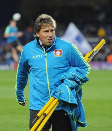 FUSSBALL CHAMPIONS LEAGUE SAISON 2011 2012 13.08.2011 FC Chelsea London - Bayer 04 Leverkusen Torwarttrainer Rüdiger Vollborn (Bayer 04 Leverkusen)