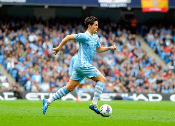 Samir Nasri of Manchester City Barclays Premier League Manchester City v Everton 24th September, 2011 EDITORIAL USE ONLY. No use with unauthorised audio, video, data, fixture lists, club league logos or live services. Online in-match use limited to 120 images, no video emulation. No use in betting, games or single club league player publications.