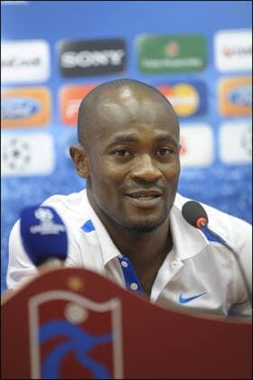 Didier Zokora - Trabzonspor vs. OSC Lille Metropole - Champions League - 26.09.2011 - Pressconference xJBAutissierx
